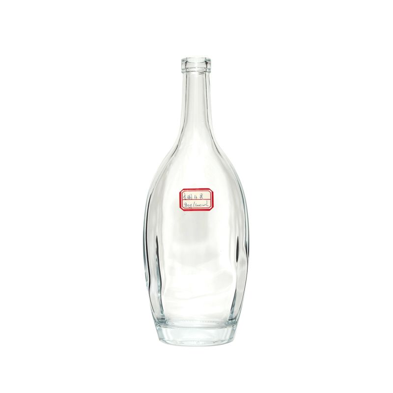 Best Selling Transparent Empty Whiskey 100ml 150ml Glass Bottle