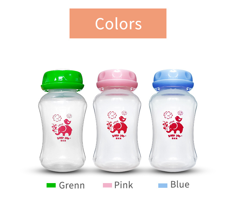 Baby Milk Storage Bottle 150ml 3 Color Available Standared Neck PP Baby Bottle