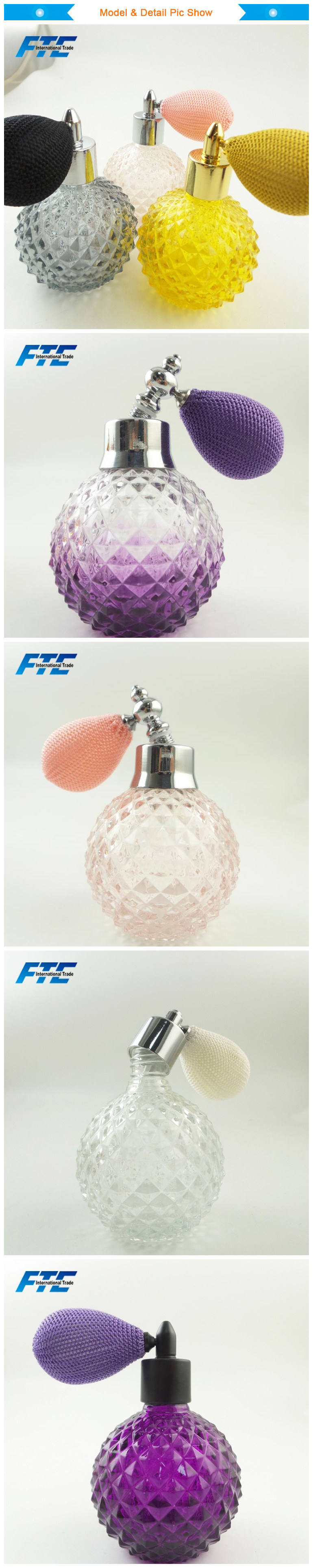 100ml Refill Glass Spray Perfume Bottle with Airbag