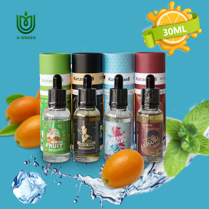 Premium Flavor E Liquid with High Vg 30ml or 10ml Glass Bottle