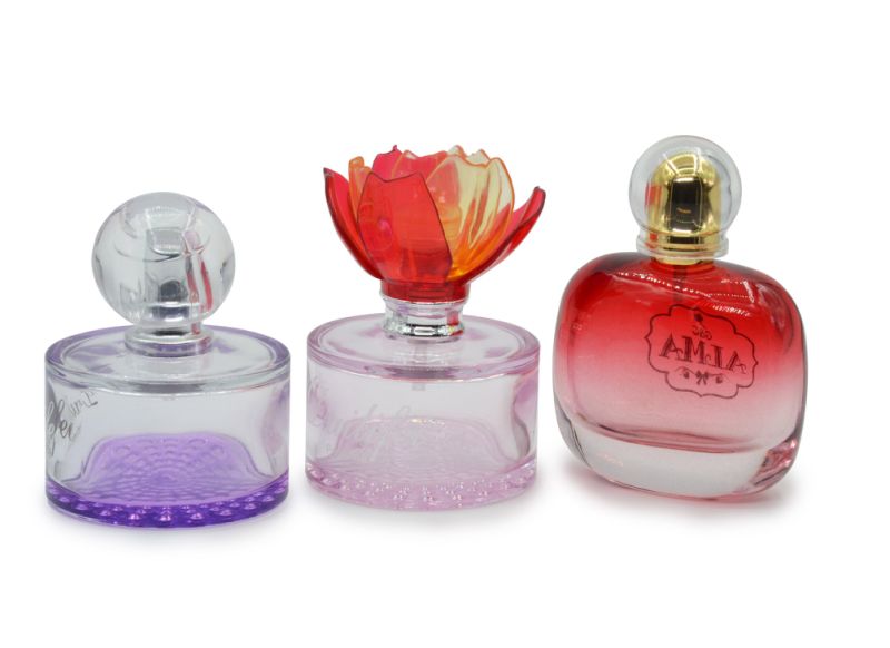 50ml Cosmetic Luxury Packaging, Glass Perfume Spray Bottle