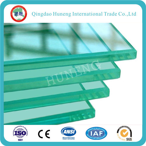 6-12mm Clear Tempered Glass with ISO/Ce Certificate