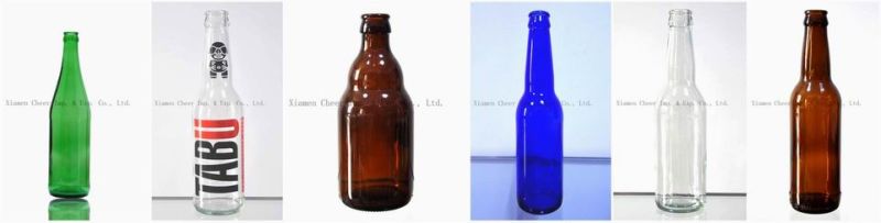 750ml Glass Beer Bottle Amber Color