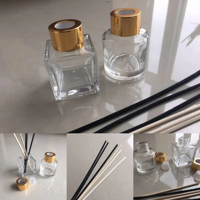 75ml Emprty Round Glass Diffuser Aroma Essential Oil Bottle