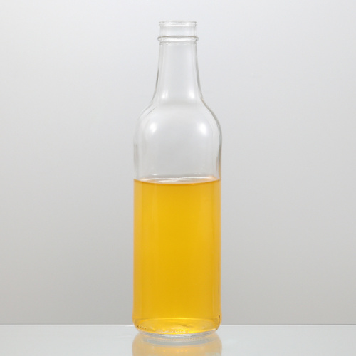 Glass Bottle Manufacturer Screw Top Glass Wine Bottle Flint Container for Liquor