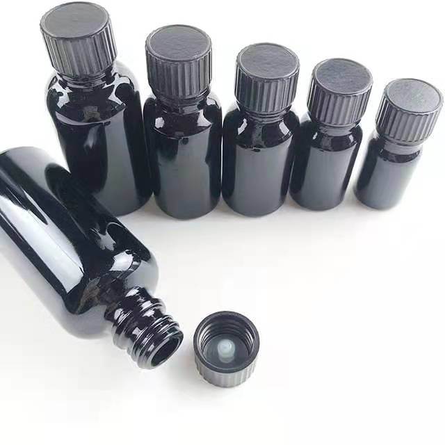 30ml 50ml 100ml Europe Bottle Violet Black Glass Dropper Bottle