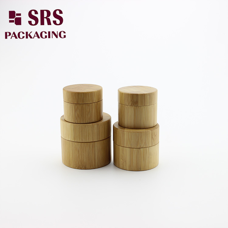 Bj 10ml 15ml 20ml 30ml 50ml 150ml 200ml 250ml Bamboo Jar 100ml with PP Inner Jar