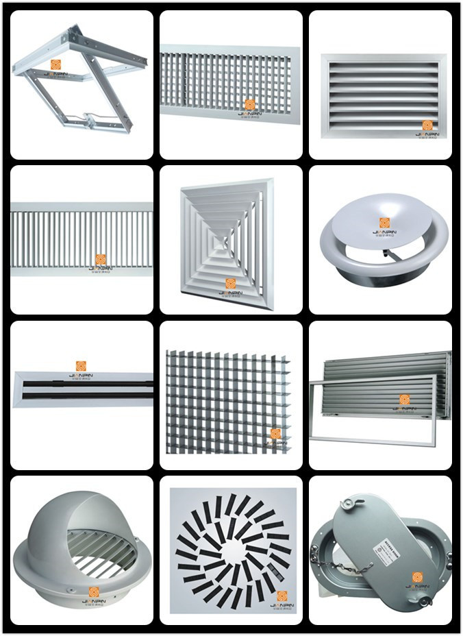 Aluminium Eggcrate Diffuser Eggcrate Grilles in Air Return System