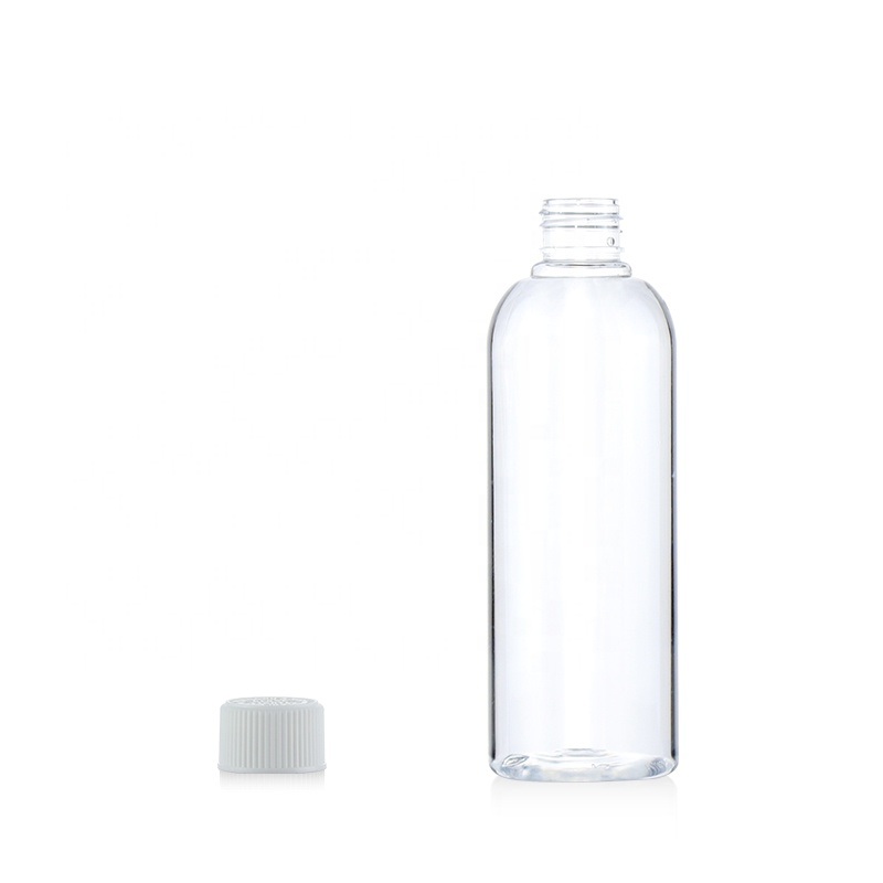Clear Pet Plastic Squeeze Sauce Bottle with White Screw Cap150ml