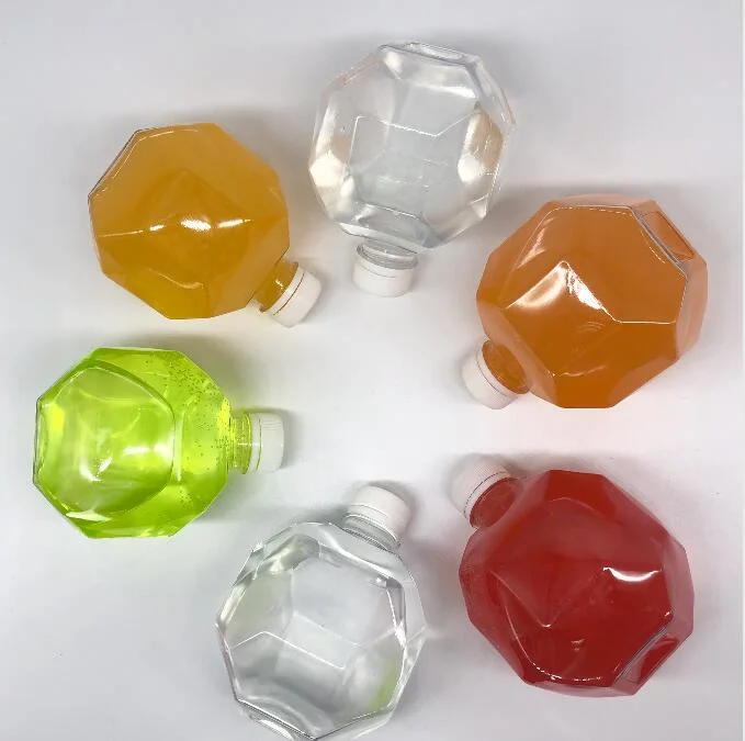 Ball Pet Juice Bottles250ml 500ml Pet Plastic Christmas Baubles Bottles with Screw Cap