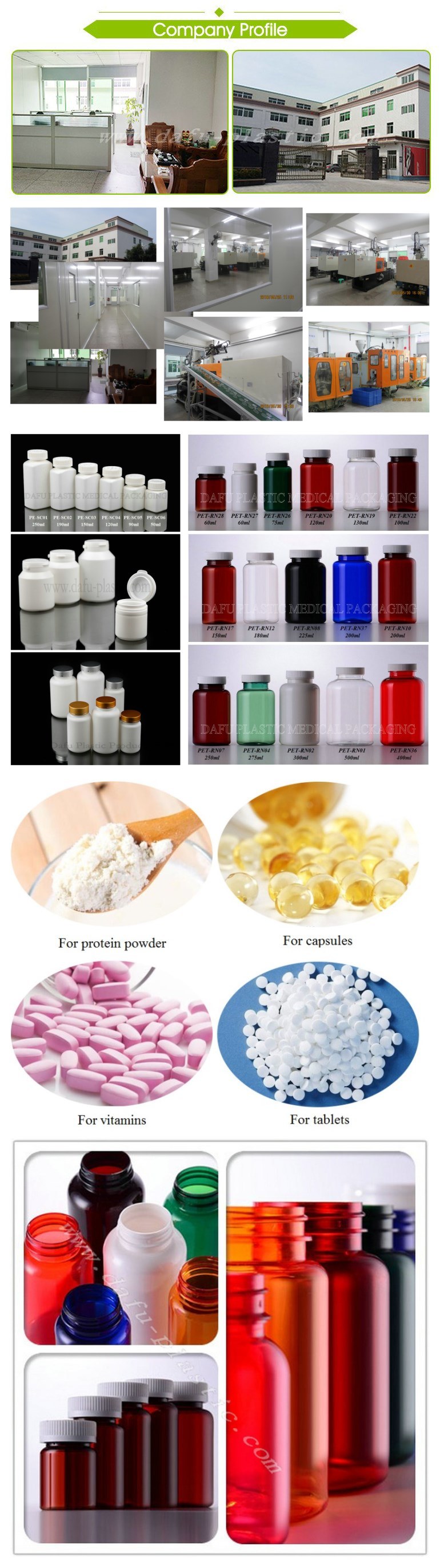 100ml PE Plastic Medicine Bottle for Bottle Pckaging