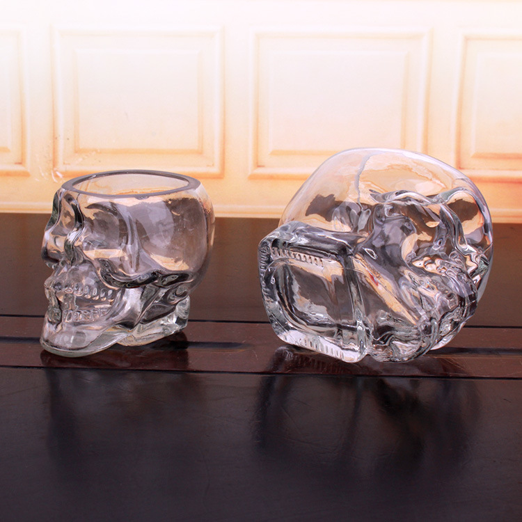 100ml 150ml 300ml 3oz 5oz 10oz Skull Shape Glass Cups