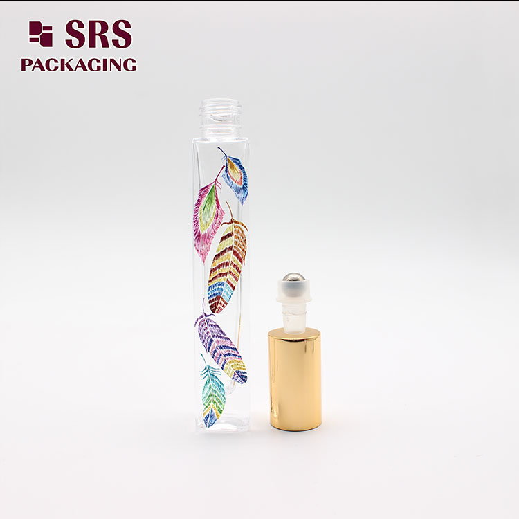 Luxury 3D Printed Thick Bottom Glass Roll on Bottle for Perfume