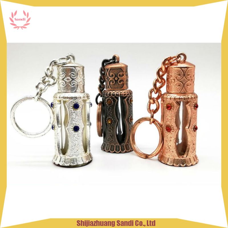 Luxury 3ml Dubai Arab Style Antique Empty Essential Oil Aroma Bottle