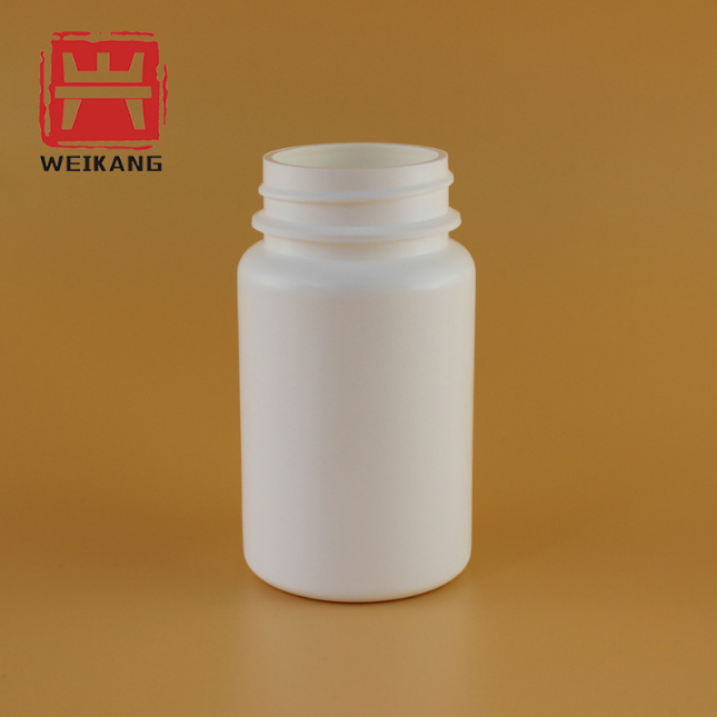HDPE 80ml Screw CRC Cap Pharma Plastic Medical Capsule Tablets Bottle