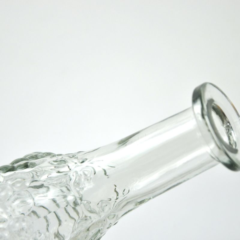 Oval Glass Bottle / Clear Glass Bottle/ 700ml Spirit Bottle
