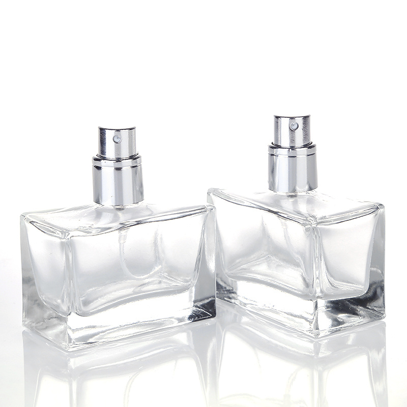 30 Ml Square Glass Perfume Bottle Glass Spray Bottle
