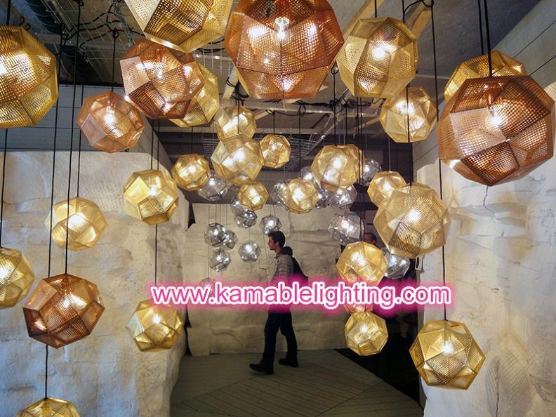 Modern Hanging E27 Copper Pendant Hanging Lamps (1113S1)