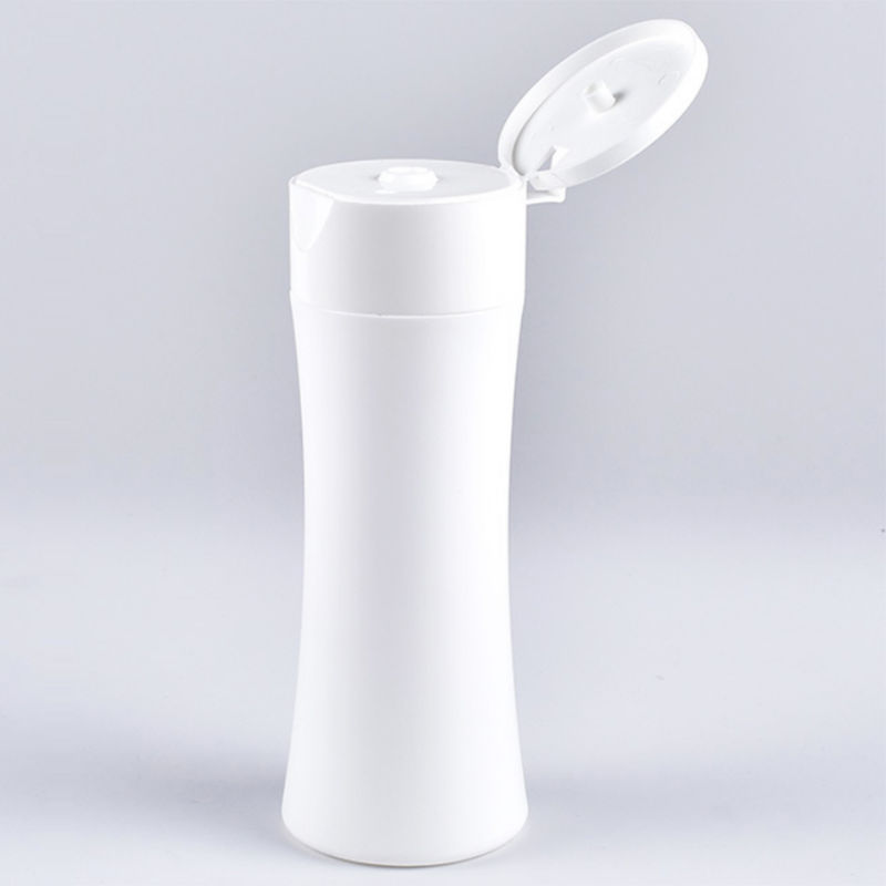 150ml Cosmetic White Color PE Plastic Baby Shampoo Squeeze Flip Top Cap Bottle