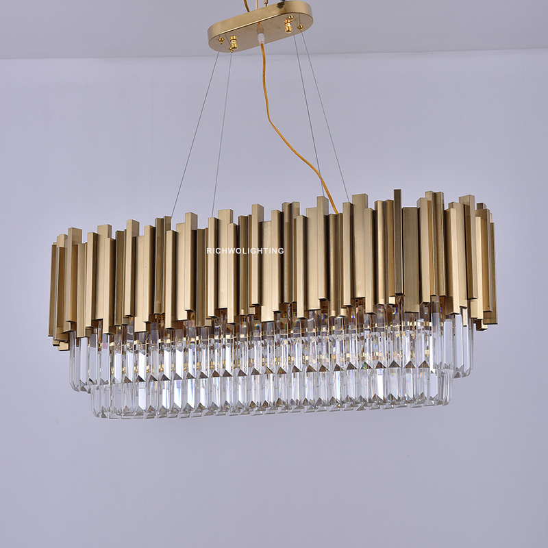 Modern Glass Pendant Light Decorative Hanging Pendant Light Crystal Modern Chandelier Lighting