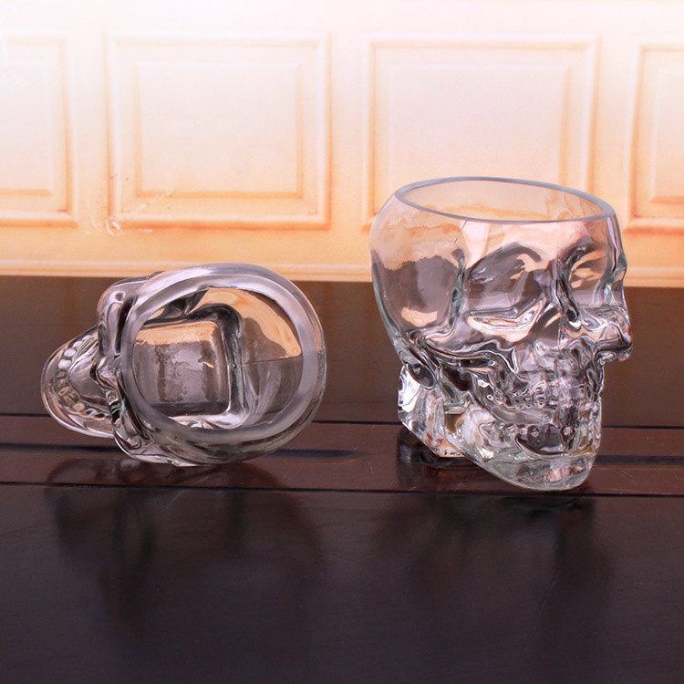 100ml 150ml 300ml 3oz 5oz 10oz Skull Shape Glass Cups