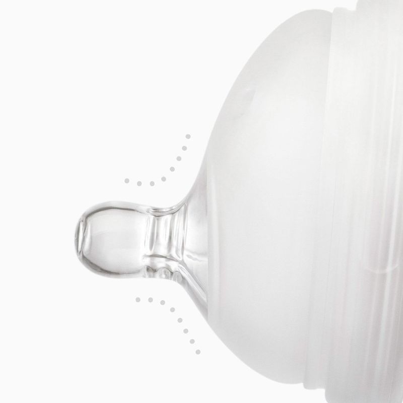 150-250ml Natural Nipple Soft Silicone Baby Feeding Bottle