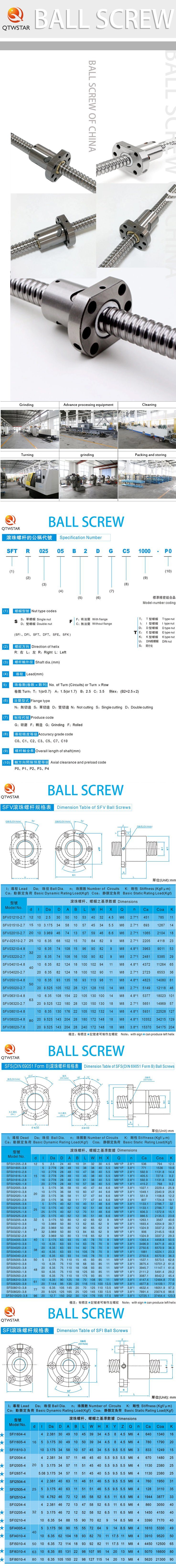 Equatorial Guinea Double Nut Ball Screw, Nanjing Ball Screw, Screw Rod, Ball Screw