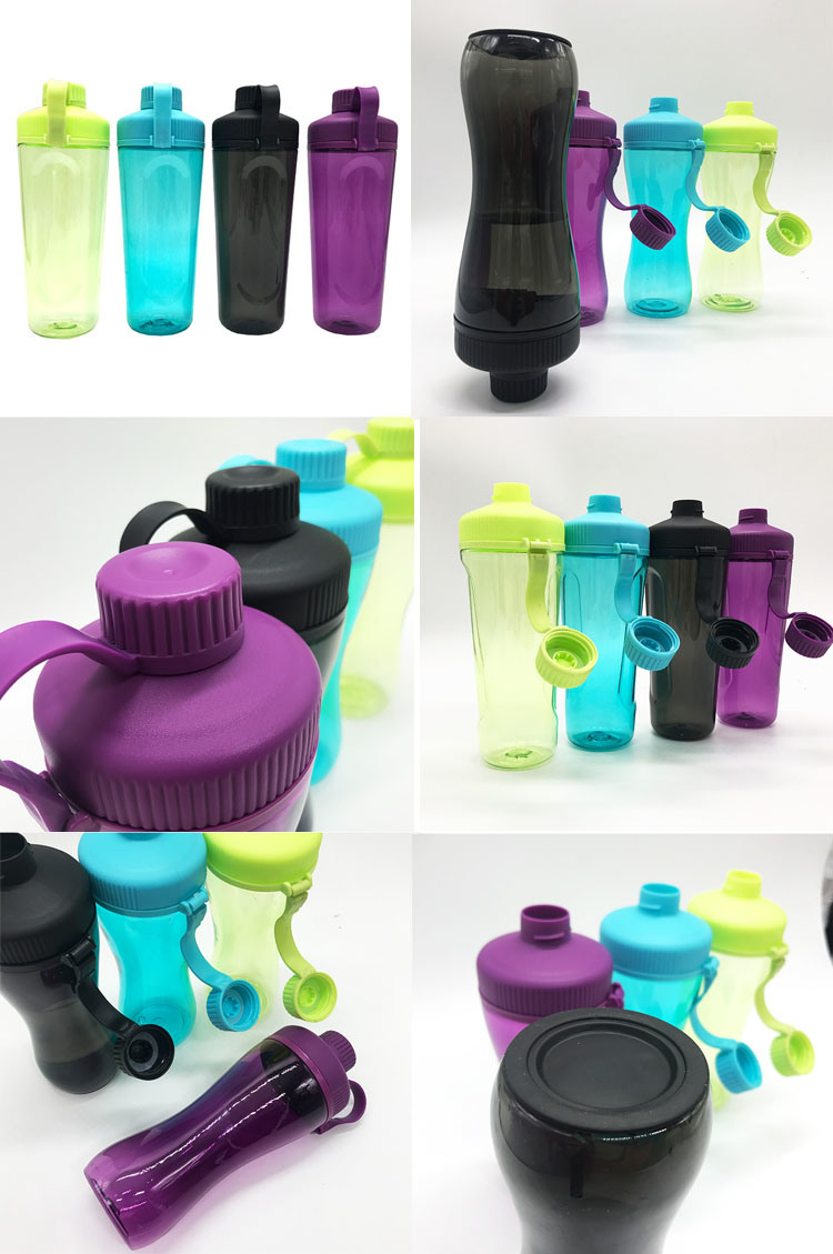 600 Ml Plastic Protein Bottle Sports Water Bottle