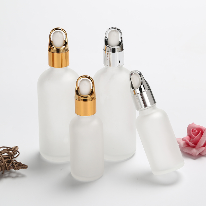 Aluminum Luxury 120ml Transparent Lotion Bottle Cosmetic Airless Bottle