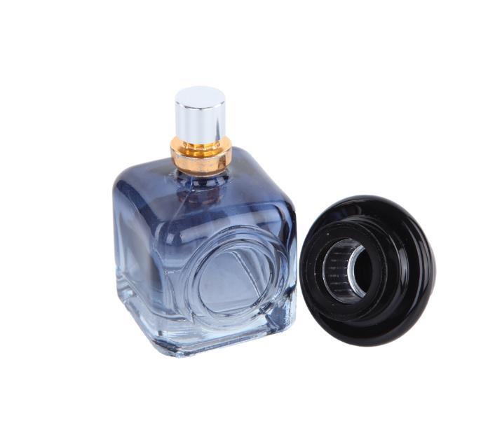 30ml Matt Transparent Round Glass Perfume Bottle with Plastic Cap