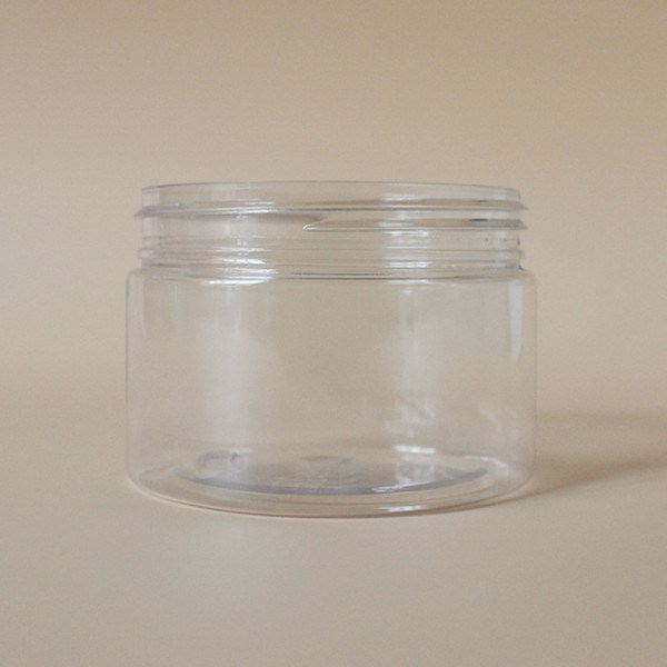 120ml Clear Pet Jar with Screw Hollow Lid Empty Food Jar Pet