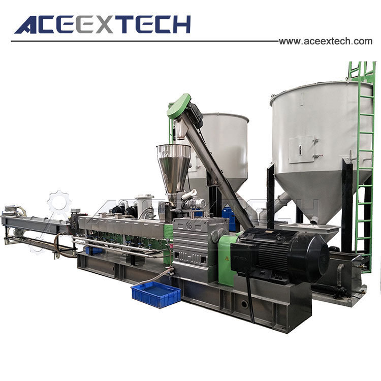 Twin Screw Pelletizing Machine for Pet Bottle Flakes