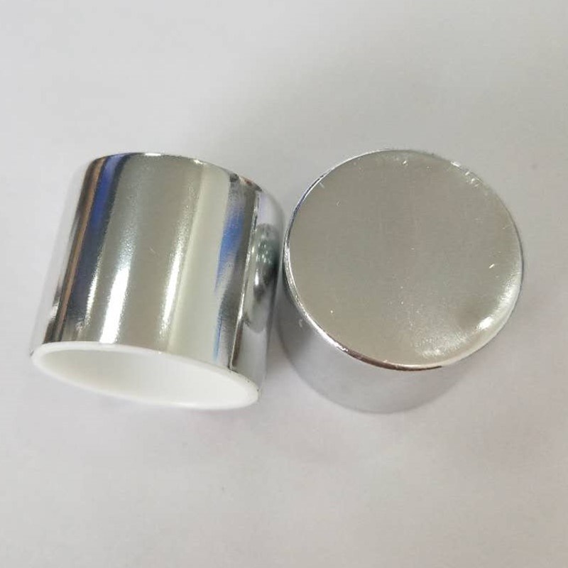 24mm Silver Common Aluminum Screw Cap for Bottles, Sliver Metal Aluminum Screw Shampoo Cap