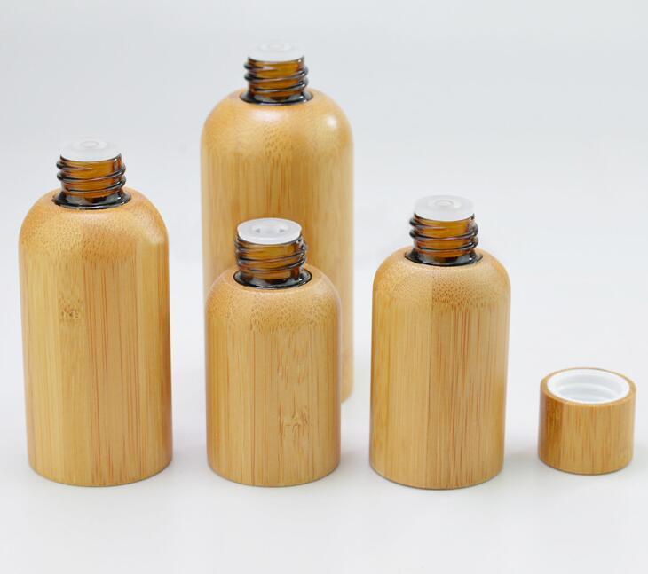 30 Ml / 50 Ml Bamboo Shell Glass Essential Oil Bottle
