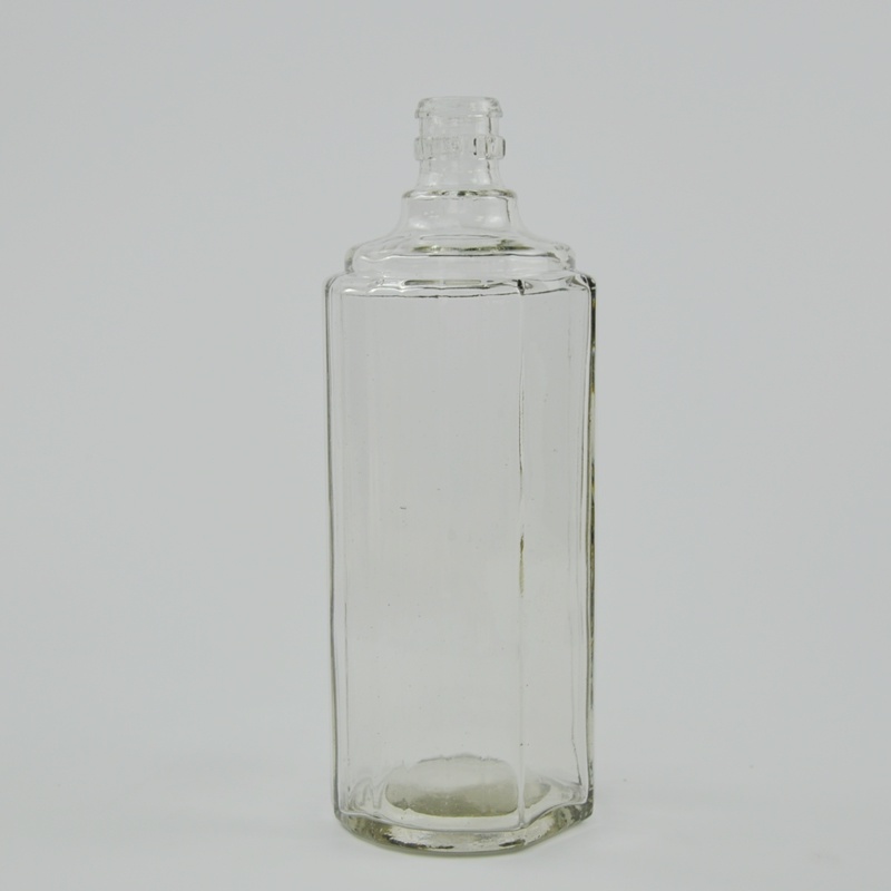 Round Glass Bottle / Transparent Glass Bottle for Packaging