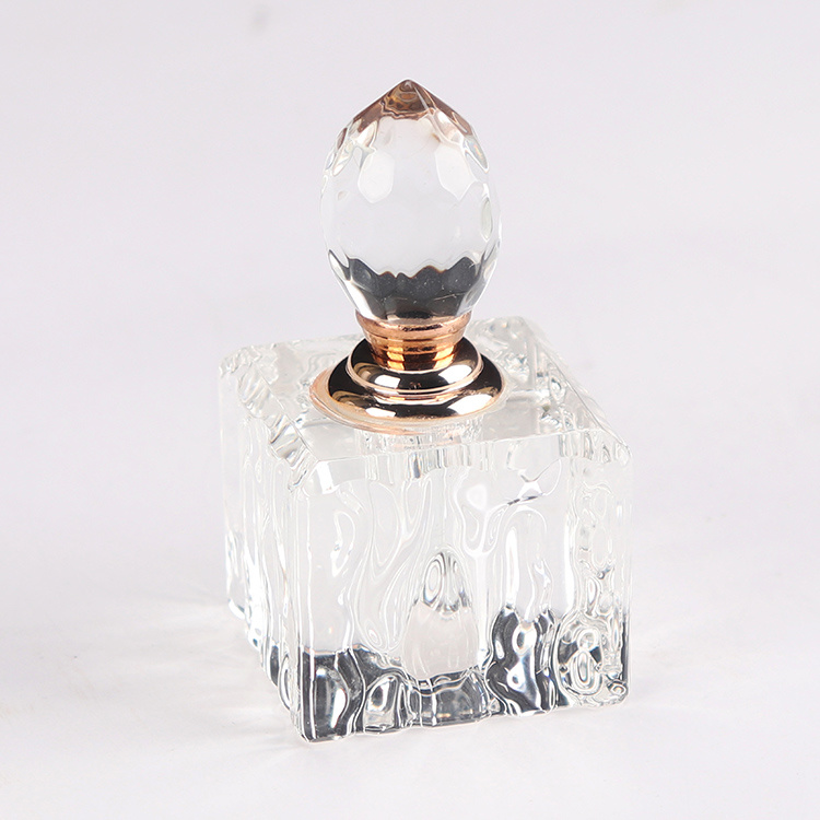 Elegant K9 Crystal Glass Perfume Bottle for Lady