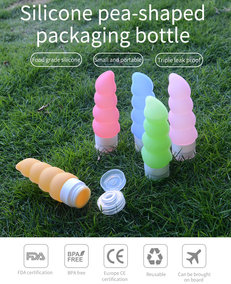 New Item Refill Small Clear Lotion Packaging Bottle Plastic Cosmetic Bottle
