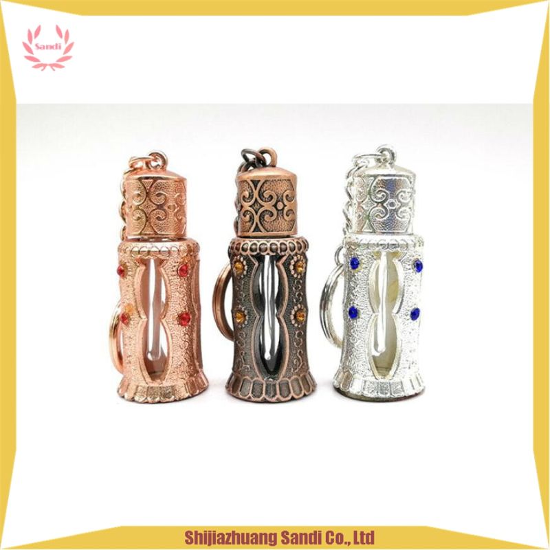 Luxury 3ml Dubai Arab Style Antique Empty Essential Oil Aroma Bottle