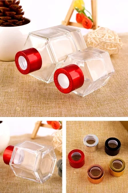 50ml Round Reed Diffuse Glass Bottle Square Diffuser Bottle