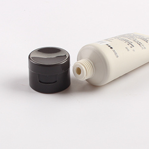 FDA Offset Printing Screw Cap Cosmetic See Through Tube Packaging with Sponge