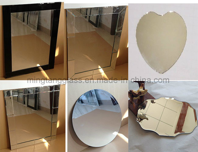 Wholesales 3mm, 4mm 5mm Clear Glass Silvered Mirror with SGS Certificates