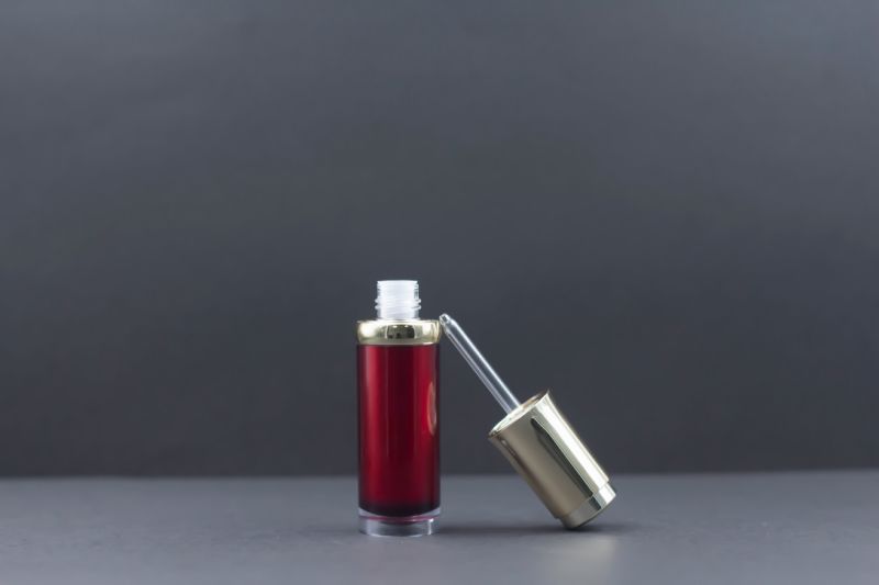 25ml Luxury Electroplating Hot Stamping Cosmetic Packaging Essential Bottle