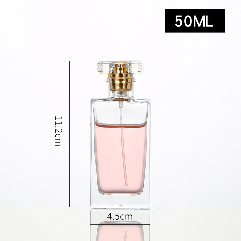 50ml Glass Bottle/Cosmetic Glass/Square Perfume Bottle/Scent-Bottle