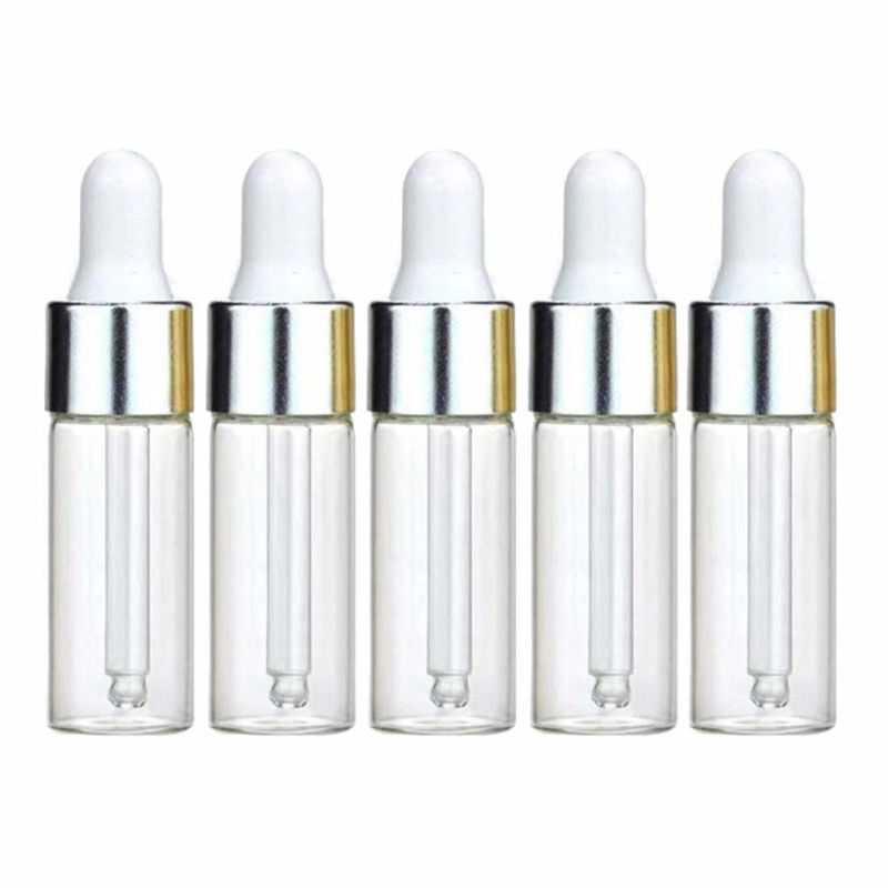 Squares Glass Cosmetics Bottles 10 Ml 50 Ml Glass Bottles