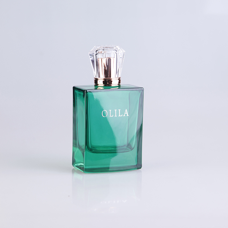 Factory Price Oblate Rectangle Glass Spray 30ml 50ml 100ml Clear Glass Perfume Bottle