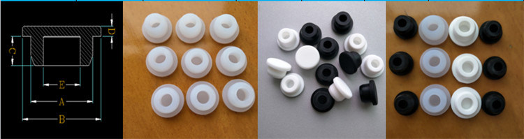 Customized Silicone Rubber Stopper for Glass Wine Bottle