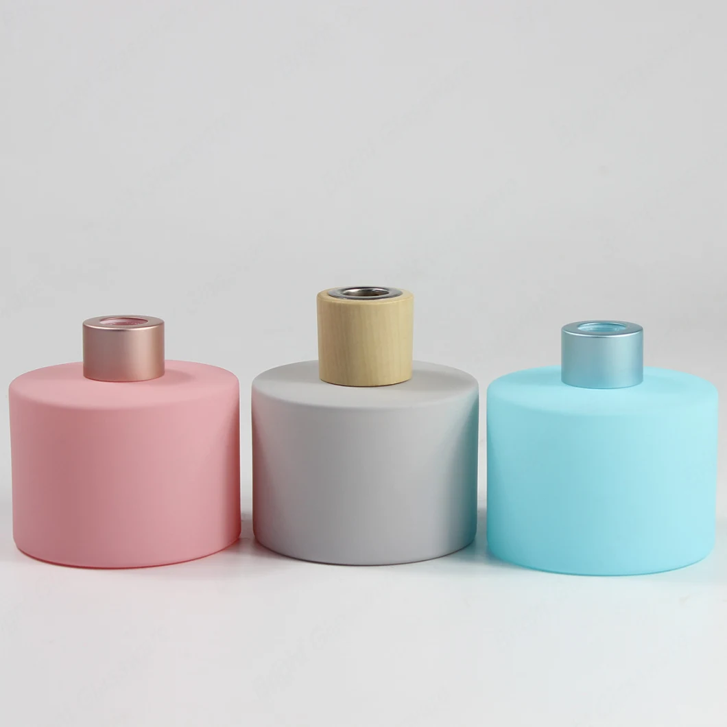 New Arrive 50ml/100ml Colorful Frost Glass Diffuser Bottle with Stick