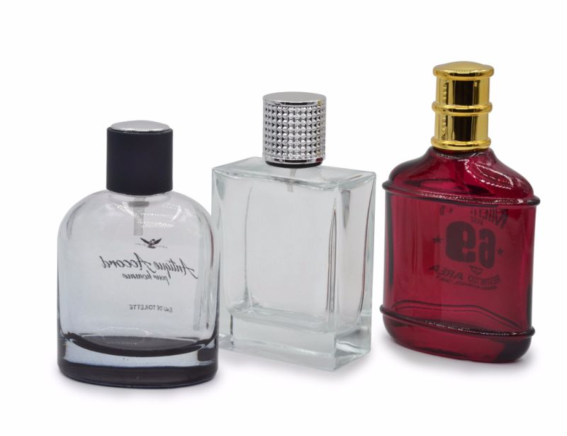 100ml Transparent Empty Glass Perfume Bottles with Sprayer