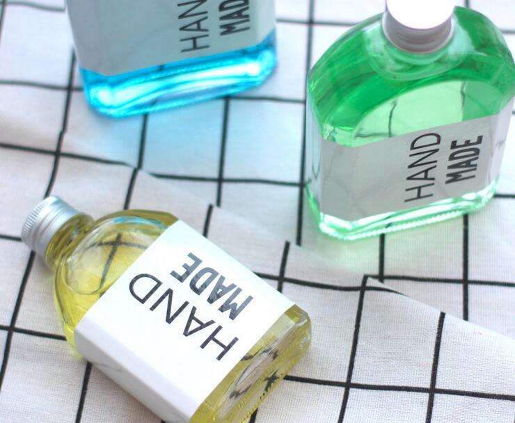 Transparent Glass Jar, Flat Glass Bottle Used for Juice, Beer and Beverage, Glassware