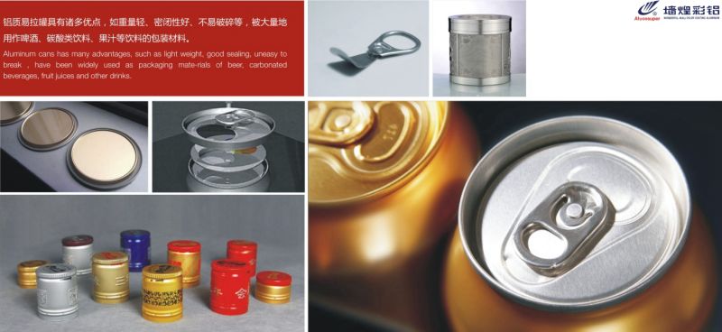 Aluminum Coil for Carbonated Drink (Soda) End Stock Eoe Lid Clear/Clear
